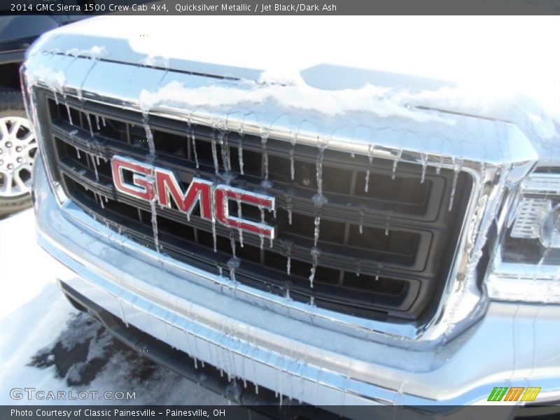 Quicksilver Metallic / Jet Black/Dark Ash 2014 GMC Sierra 1500 Crew Cab 4x4
