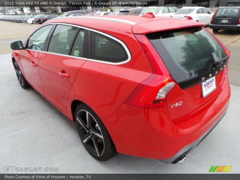 Passion Red / R-Design Off-Black/Anthracite 2015 Volvo V60 T6 AWD R-Design