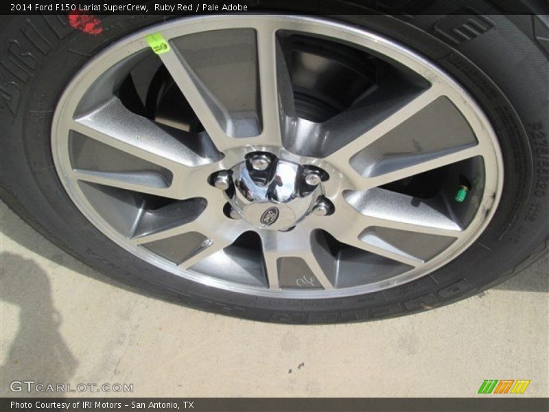 Ruby Red / Pale Adobe 2014 Ford F150 Lariat SuperCrew