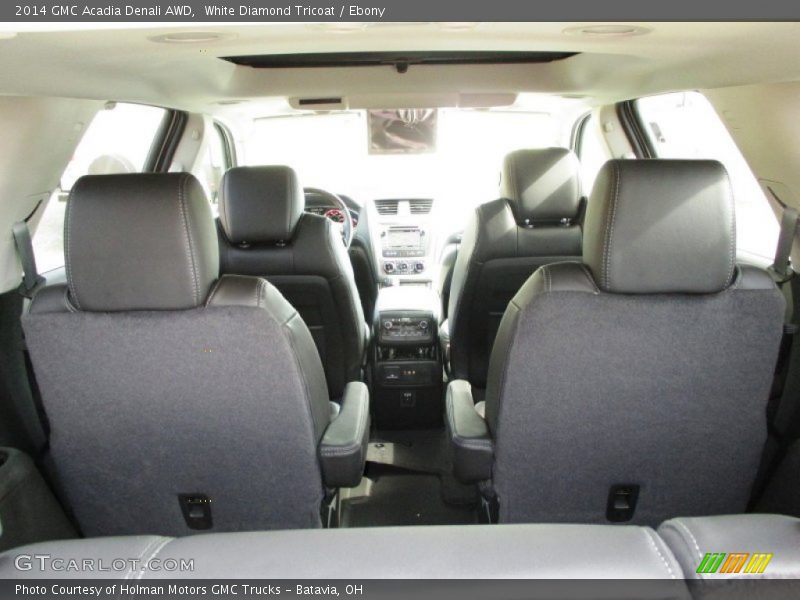 White Diamond Tricoat / Ebony 2014 GMC Acadia Denali AWD