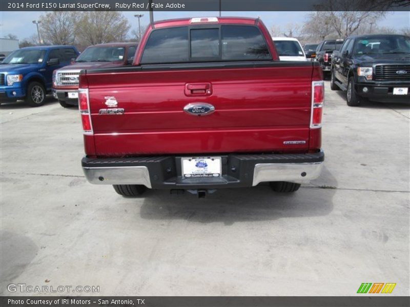 Ruby Red / Pale Adobe 2014 Ford F150 Lariat SuperCrew