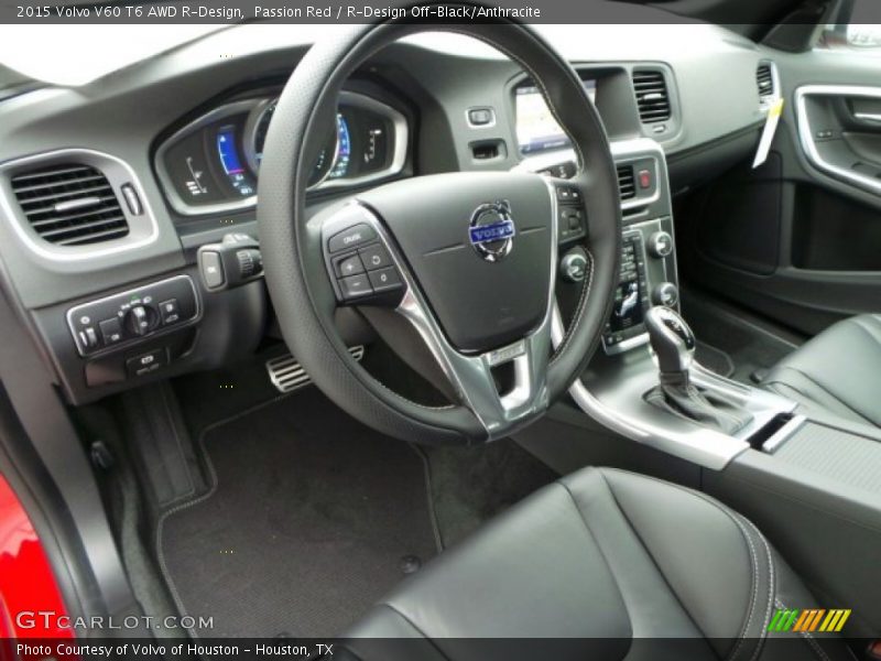  2015 V60 T6 AWD R-Design R-Design Off-Black/Anthracite Interior