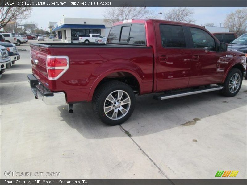 Ruby Red / Pale Adobe 2014 Ford F150 Lariat SuperCrew