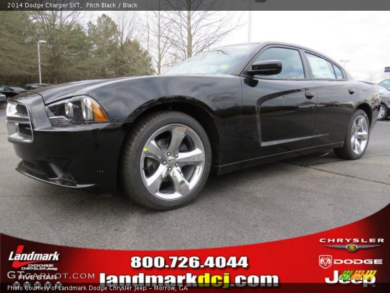 Pitch Black / Black 2014 Dodge Charger SXT