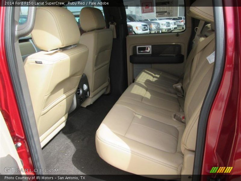 Ruby Red / Pale Adobe 2014 Ford F150 Lariat SuperCrew