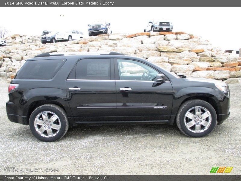 Carbon Black Metallic / Ebony 2014 GMC Acadia Denali AWD