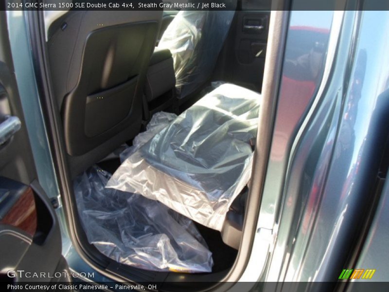 Stealth Gray Metallic / Jet Black 2014 GMC Sierra 1500 SLE Double Cab 4x4