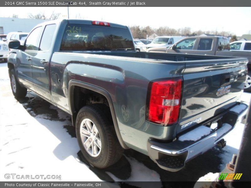Stealth Gray Metallic / Jet Black 2014 GMC Sierra 1500 SLE Double Cab 4x4