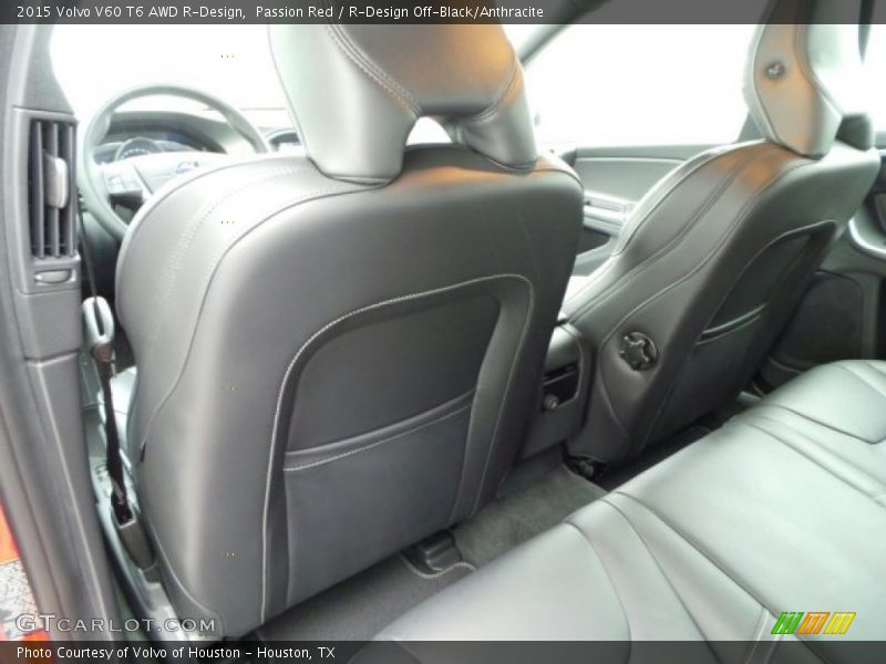 Rear Seat of 2015 V60 T6 AWD R-Design