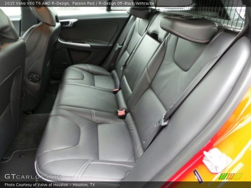 Rear Seat of 2015 V60 T6 AWD R-Design