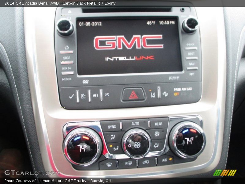 Carbon Black Metallic / Ebony 2014 GMC Acadia Denali AWD