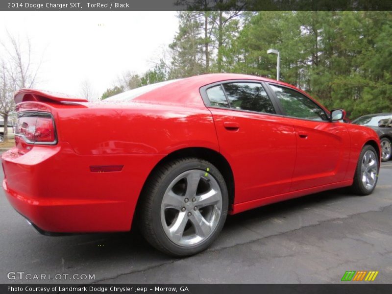 TorRed / Black 2014 Dodge Charger SXT