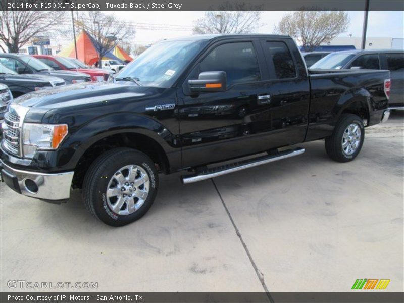 Tuxedo Black / Steel Grey 2014 Ford F150 XLT SuperCab