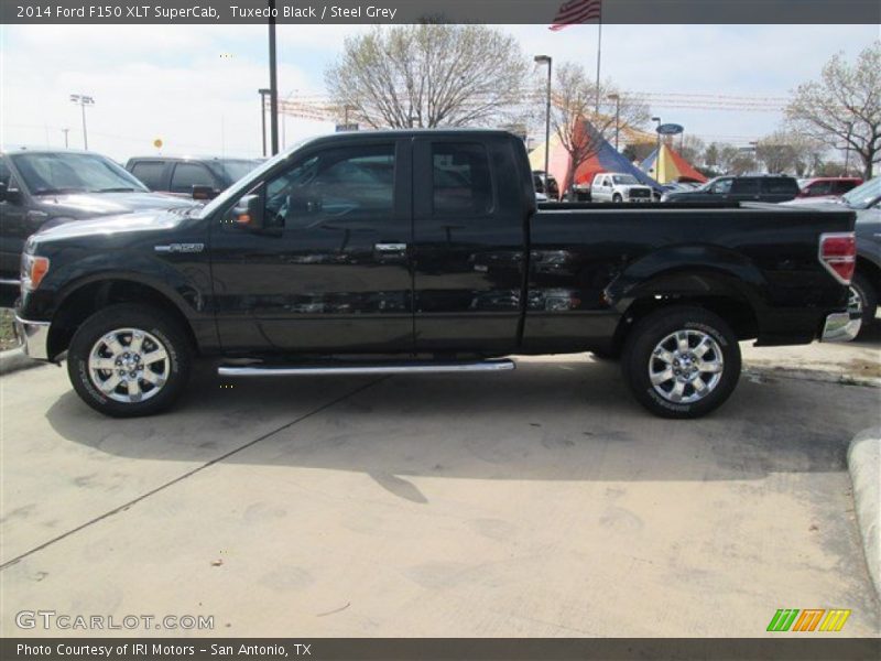 Tuxedo Black / Steel Grey 2014 Ford F150 XLT SuperCab