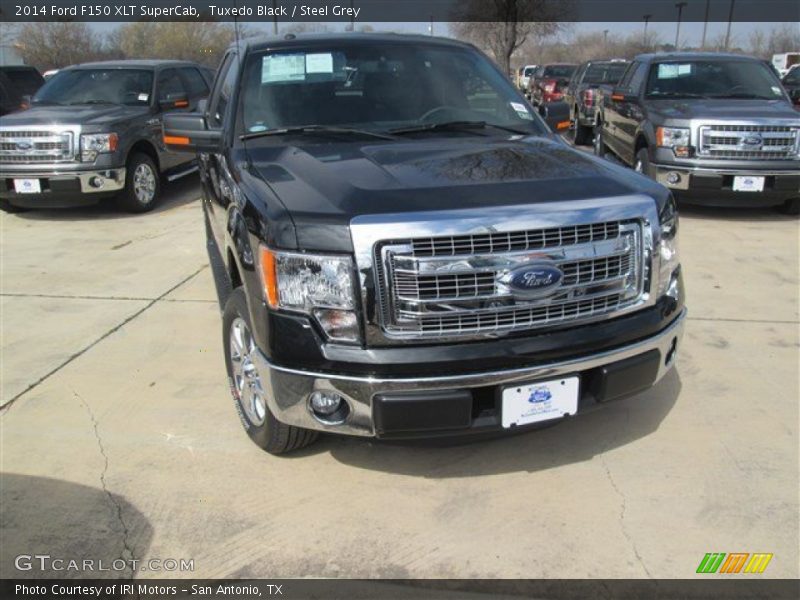 Tuxedo Black / Steel Grey 2014 Ford F150 XLT SuperCab