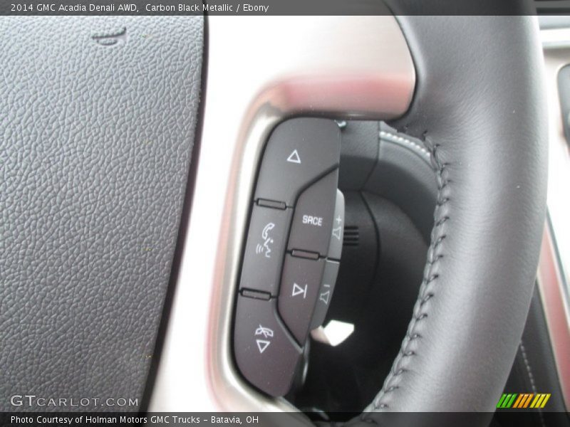 Carbon Black Metallic / Ebony 2014 GMC Acadia Denali AWD