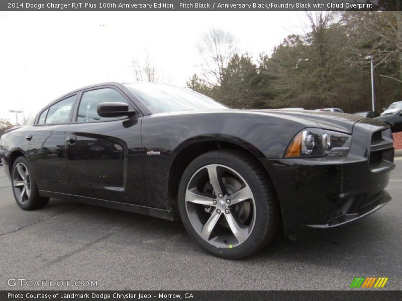 Pitch Black / Anniversary Black/Foundry Black with Cloud Overprint 2014 Dodge Charger R/T Plus 100th Anniversary Edition