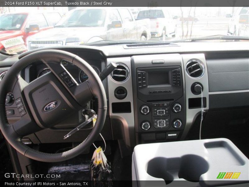 Tuxedo Black / Steel Grey 2014 Ford F150 XLT SuperCab