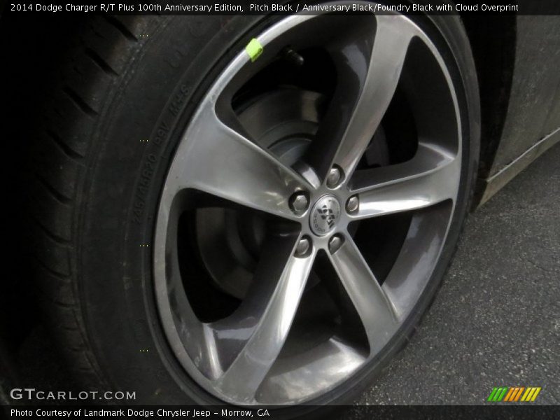 Pitch Black / Anniversary Black/Foundry Black with Cloud Overprint 2014 Dodge Charger R/T Plus 100th Anniversary Edition
