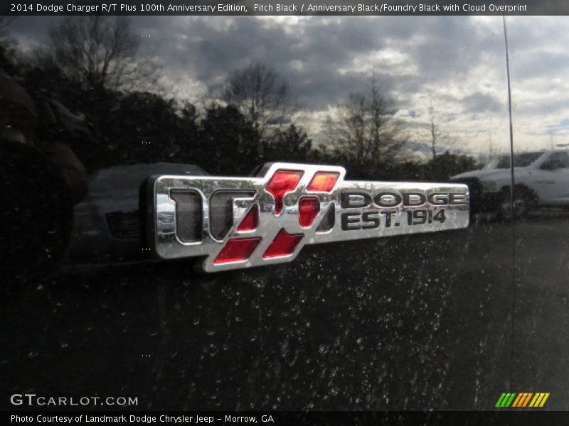 Pitch Black / Anniversary Black/Foundry Black with Cloud Overprint 2014 Dodge Charger R/T Plus 100th Anniversary Edition