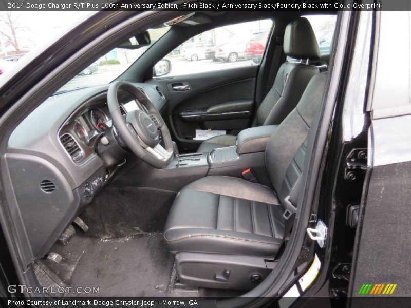 Pitch Black / Anniversary Black/Foundry Black with Cloud Overprint 2014 Dodge Charger R/T Plus 100th Anniversary Edition