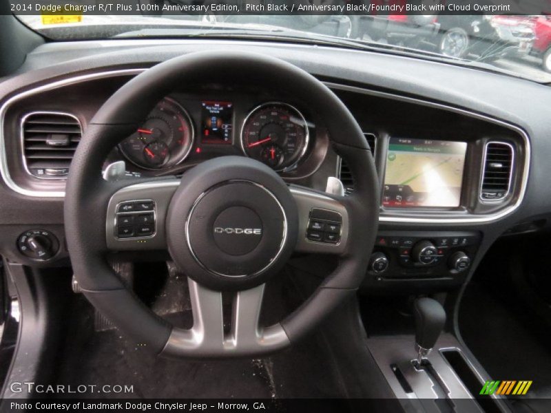 Pitch Black / Anniversary Black/Foundry Black with Cloud Overprint 2014 Dodge Charger R/T Plus 100th Anniversary Edition