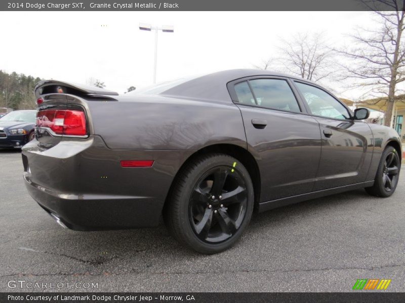 Granite Crystal Metallic / Black 2014 Dodge Charger SXT