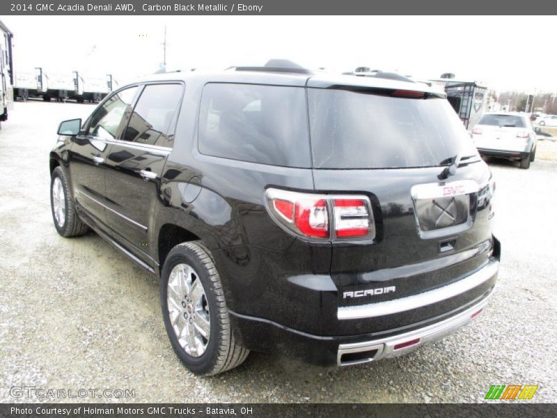 Carbon Black Metallic / Ebony 2014 GMC Acadia Denali AWD