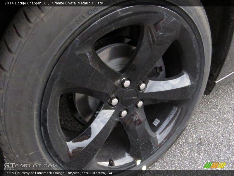 Granite Crystal Metallic / Black 2014 Dodge Charger SXT