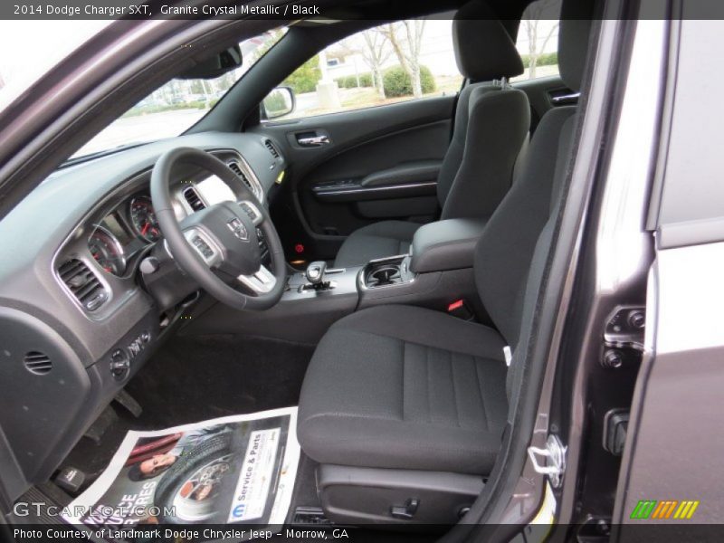 Granite Crystal Metallic / Black 2014 Dodge Charger SXT