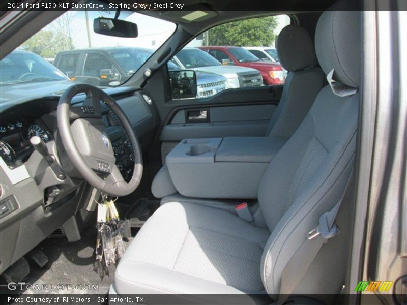 Sterling Grey / Steel Grey 2014 Ford F150 XLT SuperCrew