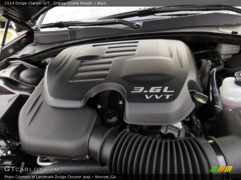 Granite Crystal Metallic / Black 2014 Dodge Charger SXT