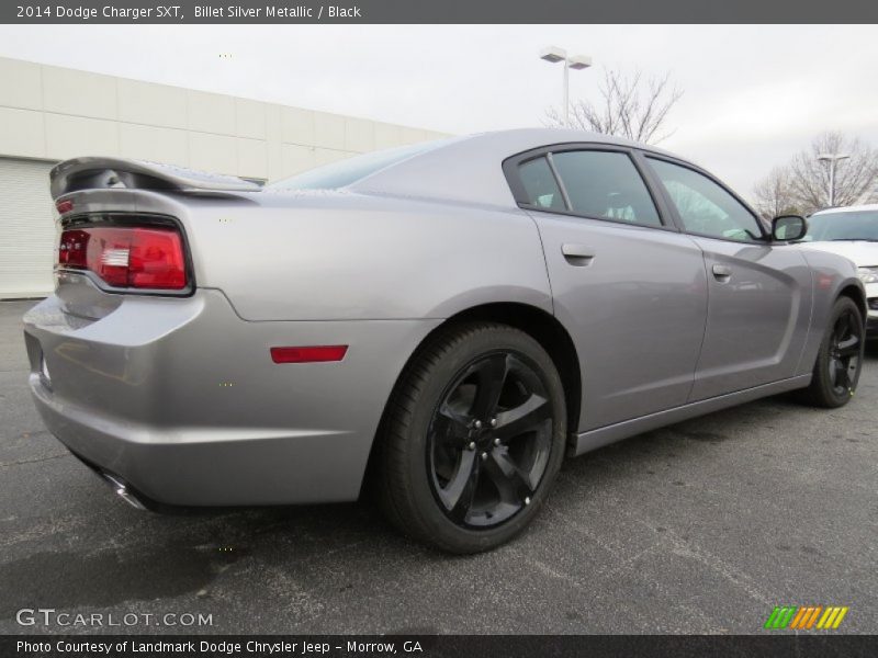Billet Silver Metallic / Black 2014 Dodge Charger SXT