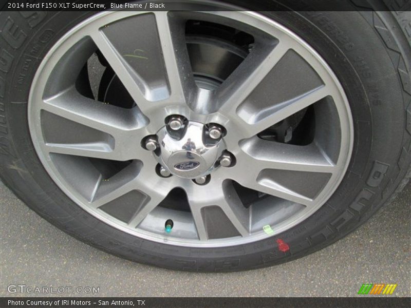 Blue Flame / Black 2014 Ford F150 XLT SuperCrew