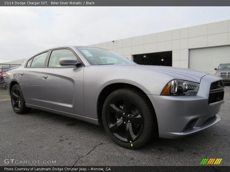 Billet Silver Metallic / Black 2014 Dodge Charger SXT