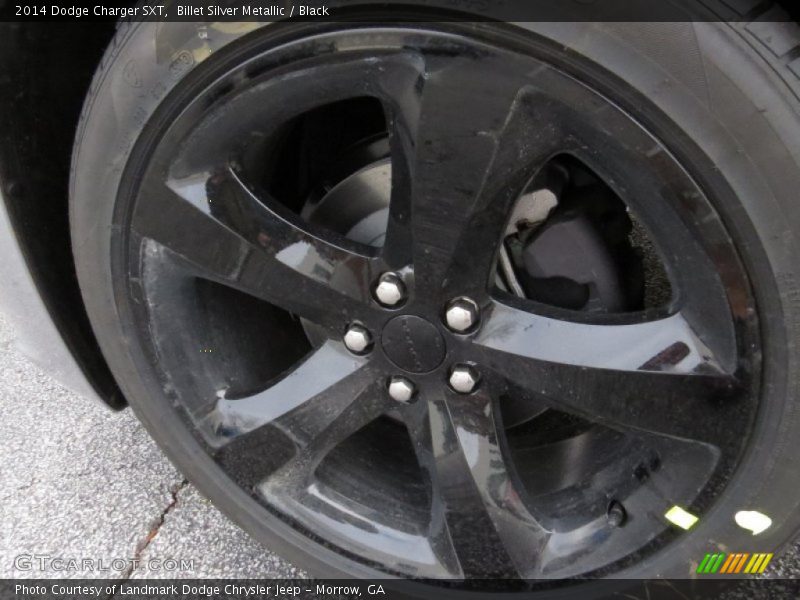 Billet Silver Metallic / Black 2014 Dodge Charger SXT