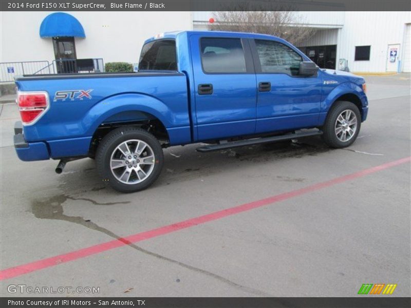 Blue Flame / Black 2014 Ford F150 XLT SuperCrew