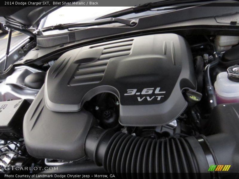 Billet Silver Metallic / Black 2014 Dodge Charger SXT