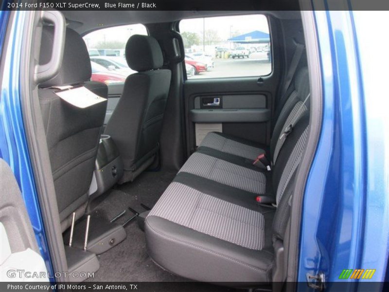 Blue Flame / Black 2014 Ford F150 XLT SuperCrew