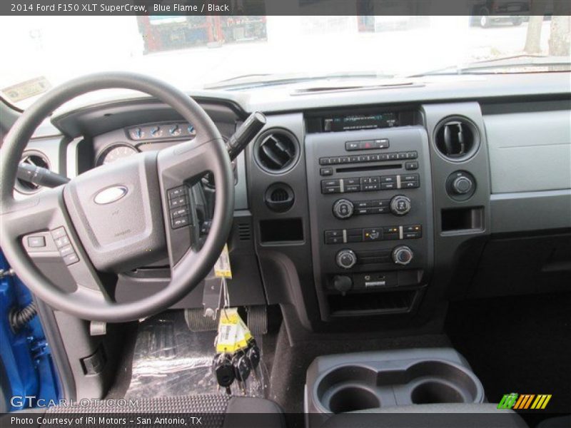 Blue Flame / Black 2014 Ford F150 XLT SuperCrew
