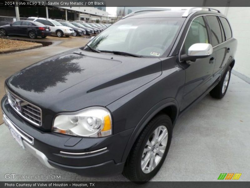 Saville Grey Metallic / Off Black 2014 Volvo XC90 3.2