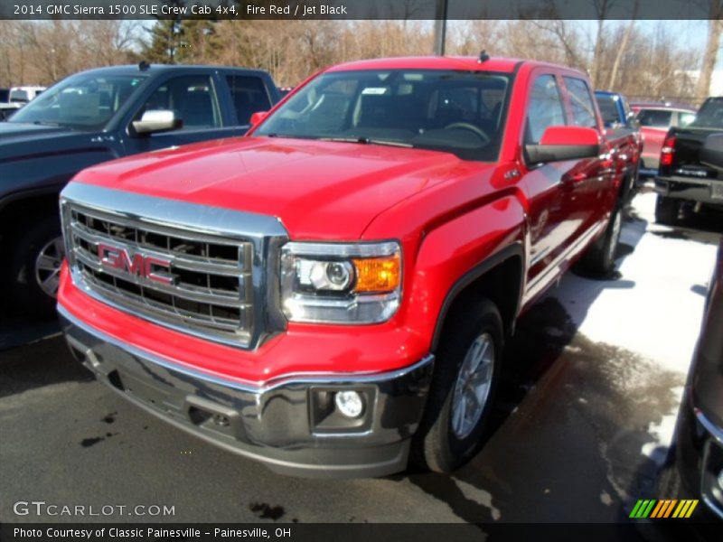 Fire Red / Jet Black 2014 GMC Sierra 1500 SLE Crew Cab 4x4
