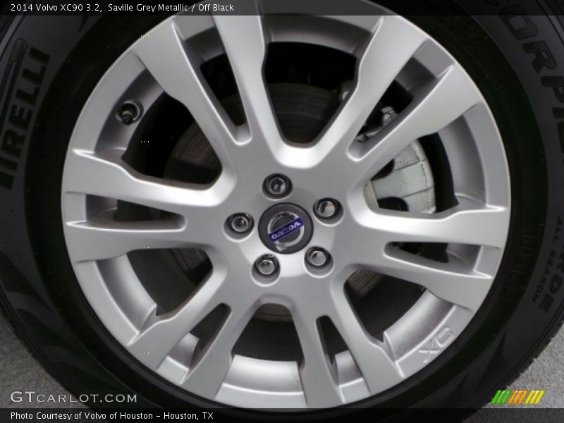 Saville Grey Metallic / Off Black 2014 Volvo XC90 3.2