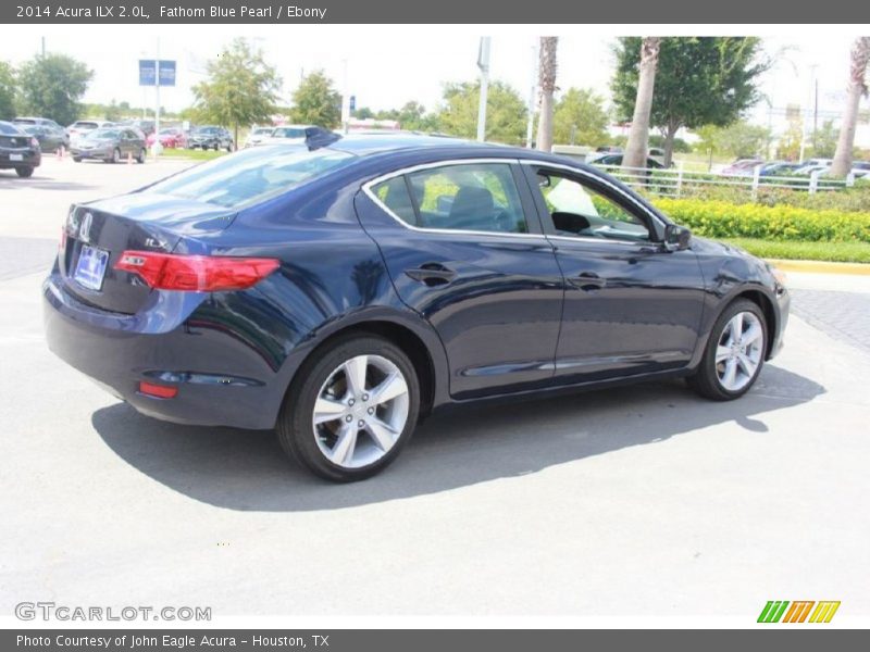 Fathom Blue Pearl / Ebony 2014 Acura ILX 2.0L
