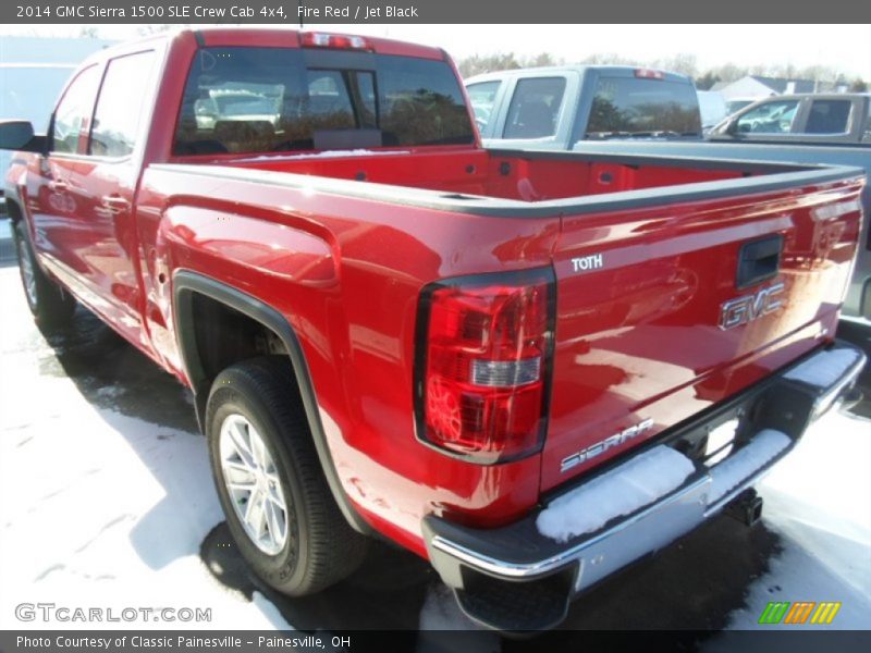 Fire Red / Jet Black 2014 GMC Sierra 1500 SLE Crew Cab 4x4