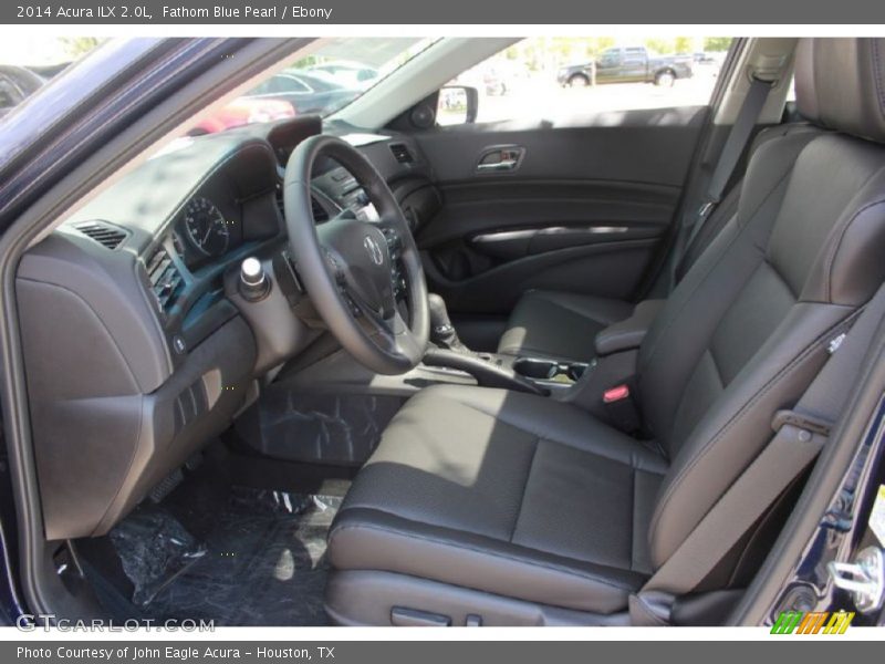 Fathom Blue Pearl / Ebony 2014 Acura ILX 2.0L