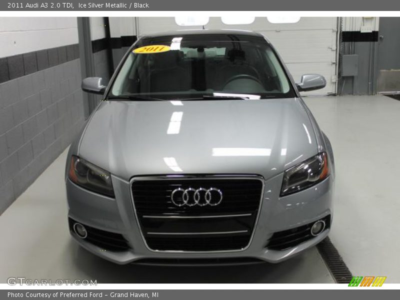 Ice Silver Metallic / Black 2011 Audi A3 2.0 TDI