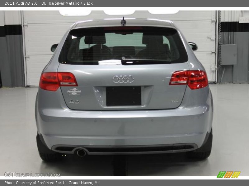 Ice Silver Metallic / Black 2011 Audi A3 2.0 TDI