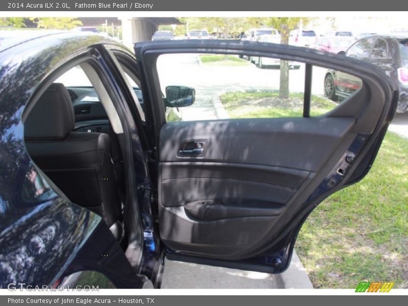 Fathom Blue Pearl / Ebony 2014 Acura ILX 2.0L