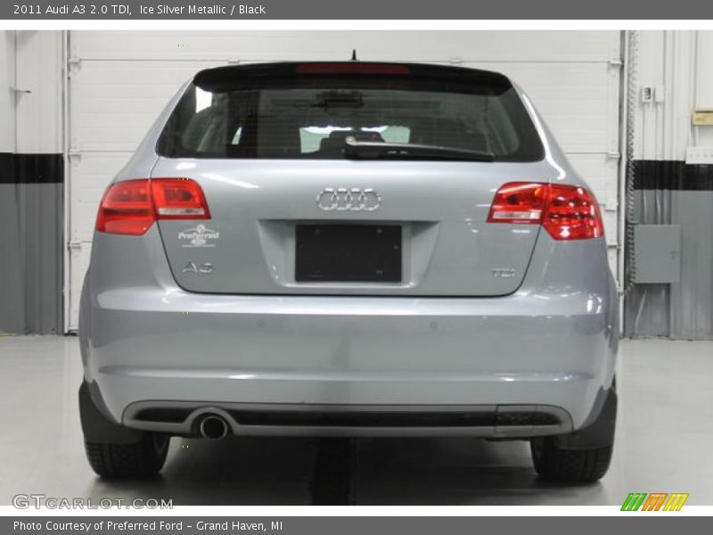Ice Silver Metallic / Black 2011 Audi A3 2.0 TDI